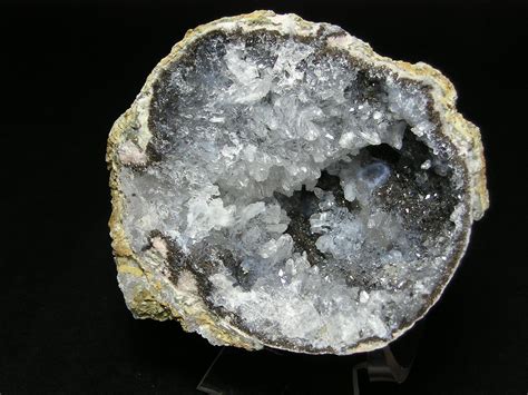 Crystal Filled Geode Sparkling Diamond Display Specimen