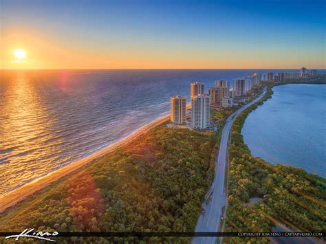 Singer Island Condo Sunrise Over Atlantic Ocean | HDR Photography by Captain Kimo