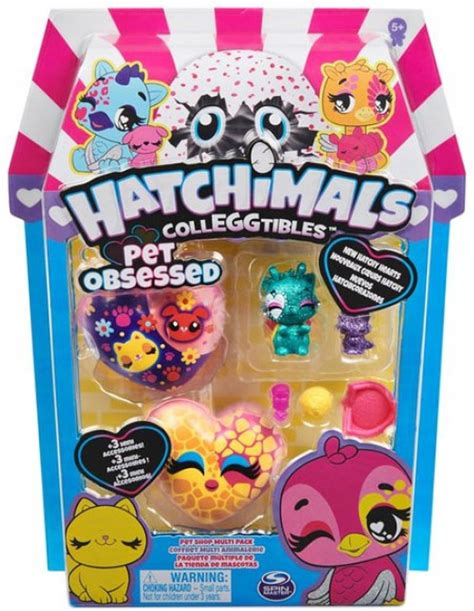 Hatchimals Colleggtibles Season 7 Pet Obsessed Pet Shop Multi Pack RANDOM Figures Spin Master ...