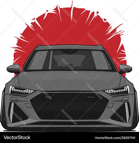 Stance grey sport cat Royalty Free Vector Image