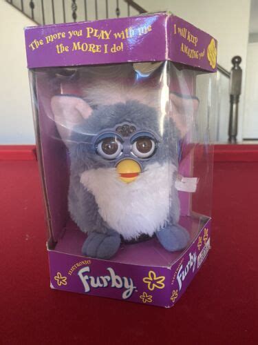 Tiger Electronics Furby Blue White Pink New In Box Rare | #4654783382