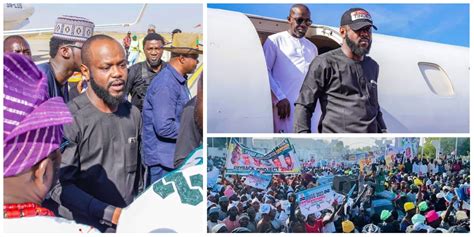 Seyi Tinubu Stirs Reactions As He Storms Kano With Private Jet, Leads ...