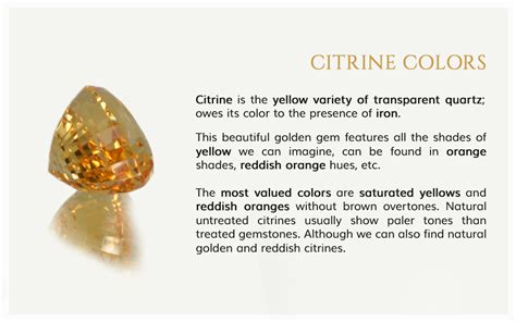 What does the color citrine mean – The Meaning Of Color