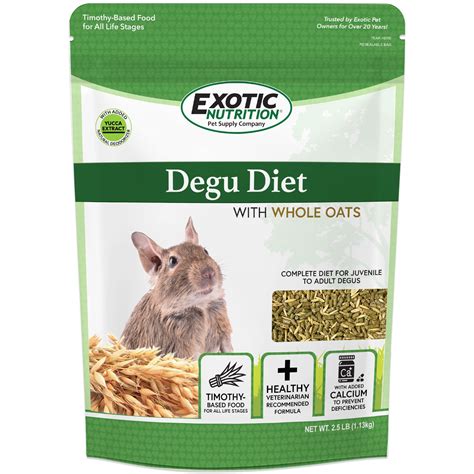 Degu Food with Whole Oats