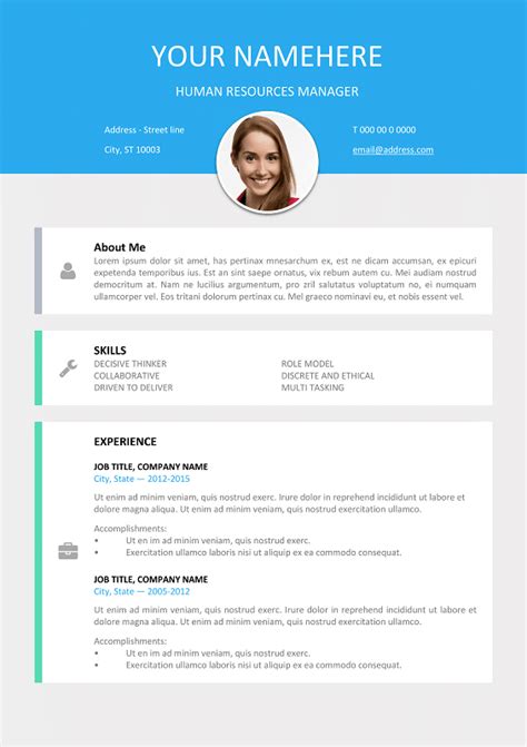 Modern Resumes Templates