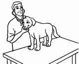 Veterinarian Coloring Pages  Free Printable For Kids sketch template