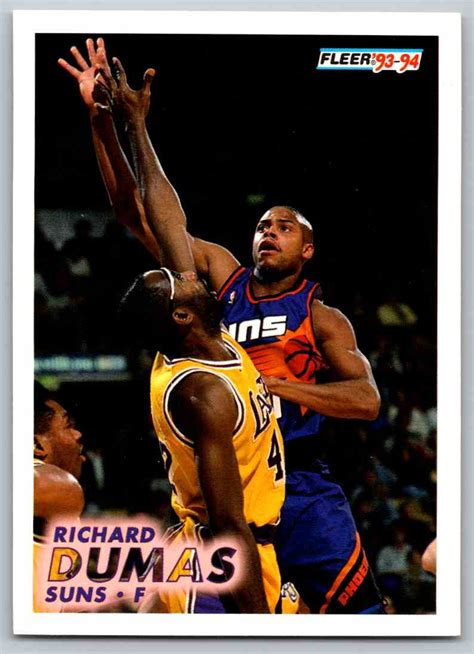 1993-94 Fleer Base Richard Dumas #166 on Kronozio