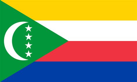 Flag of Comoros, Images, and History of Comoros Flag