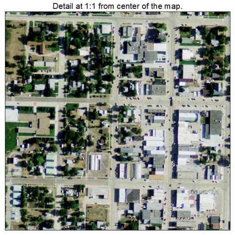 Aerial Photography Map of Valentine, NE Nebraska