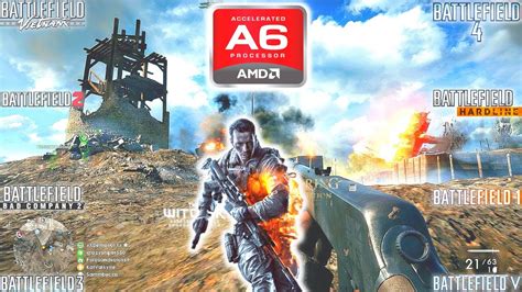 Battlefield Franchise on AMD Radeon R4 Graphics (2004-2018) - YouTube