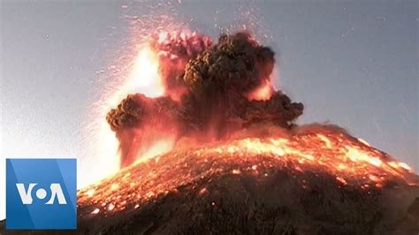 Volcano Explodes in Mexico, Creating Massive Column of Ash and Smoke ...