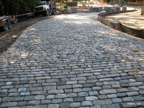 Reclaimed Philly Cobblestones: Reclaimed Philadelphia Cobblestone Driveway