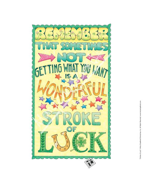 Stroke of Luck Fine Art Print