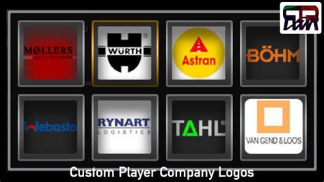 CUSTOM PLAYER COMPANY LOGOS V1.0 » GamesMods.net - FS19, FS17, ETS 2 mods