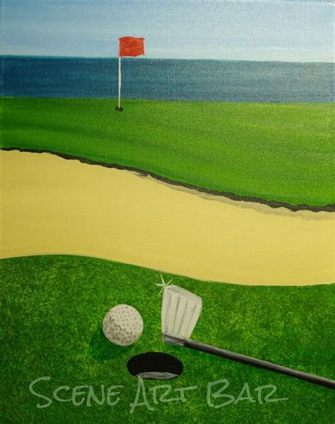 Golf Course Drawing at PaintingValley.com | Explore collection of Golf Course Drawing