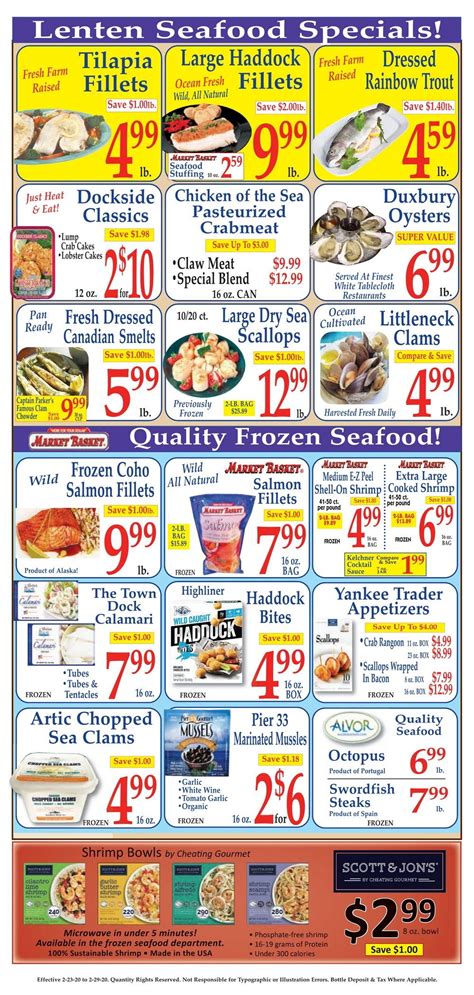 Market Basket Weekly Flyer Feb 23 – Feb 29, 2020