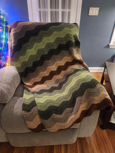 ripple stitch blanket! : r/crochet