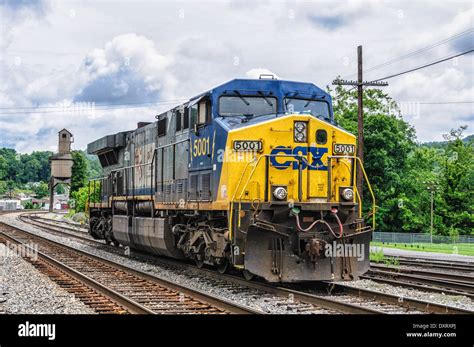 CSX GE AC6000CW Locomotive No 5001, Ronceverte, West Virginia Stock ...