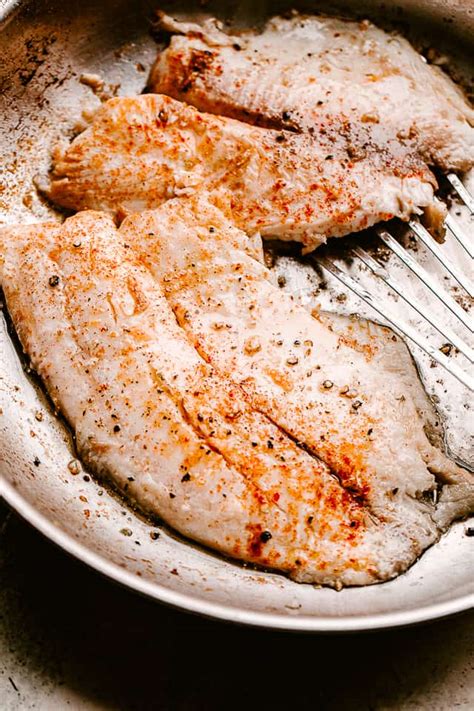 Pan Fried Tilapia with Creamy Lemon Sauce