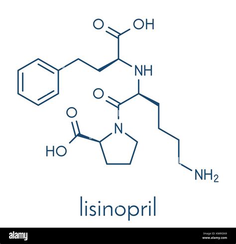 Lisinopril hypertension or high blood pressure drug (ACE inhibitor ...