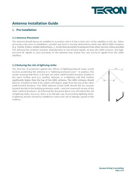 Antenna Installation Guide | PDF | Pipe (Fluid Conveyance) | Electrical ...