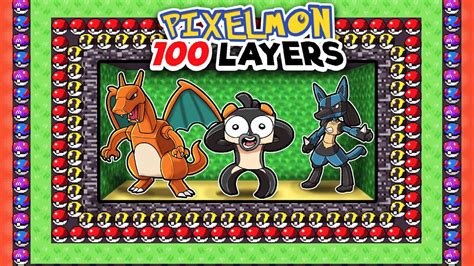 100 LAYER PIXELMON SURVIVAL! (Minecraft) - YouTube