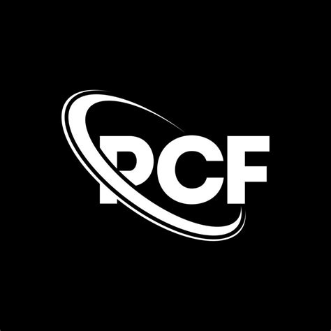 PCF logo. PCF letter. PCF letter logo design. Initials PCF logo linked with circle and uppercase ...