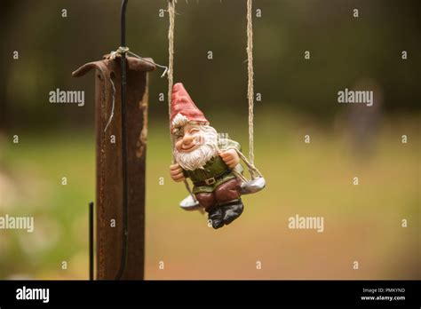 Gnomesville before the Great Gnomesville Flood of 2018 Stock Photo - Alamy