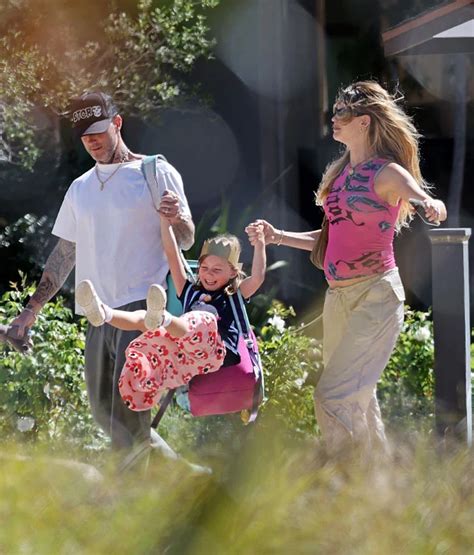 Adam Levine & Behati Prinsloo Walk Time With Daughter