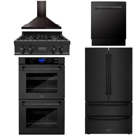 ZLINE Appliance Package - 30 | Stainless steel kitchen appliances, Wall oven, Black stainless ...