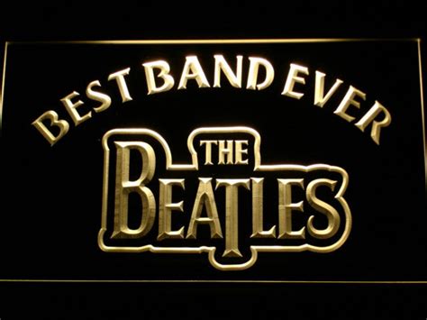 The Beatles Best Band Ever LED Neon Sign | SafeSpecial