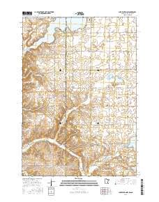 Lake Hendricks Topo Map in Lincoln County, Minnesota