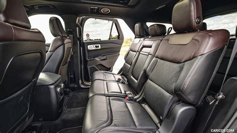 2019 Ford Explorer Plug-In Hybrid Platinum (Euro-Spec) - Interior, Rear Seats | HD Wallpaper #56 ...