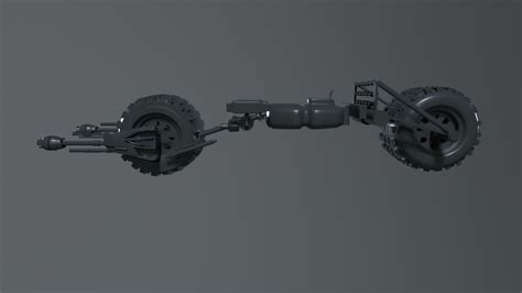 ArtStation - Batpod 3D Model