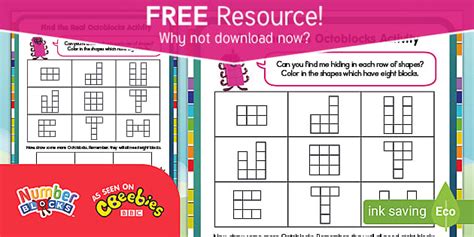 FREE Numberblocks: Number 8 Activity (teacher made) - Twinkl