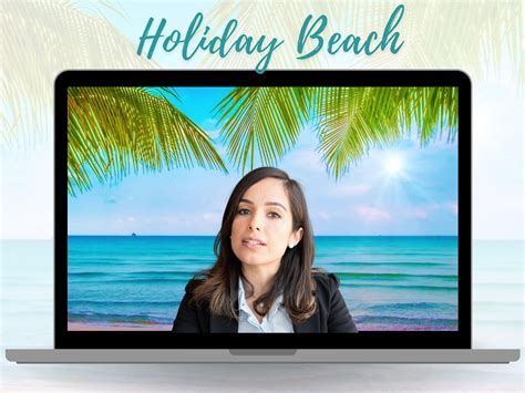 Beach Animated Virtual Background Zoom Background Video Loop - Etsy ...