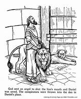 Daniel Put Into The Lions Den  Old Testament Coloring Pages Bible sketch template