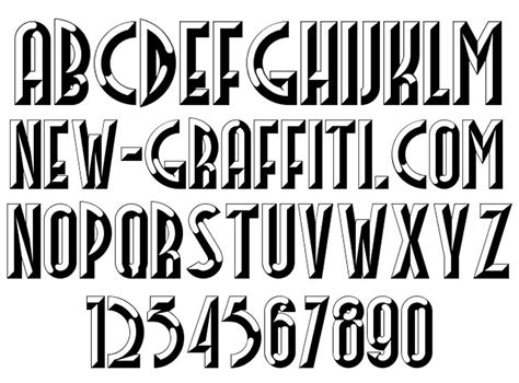 15 Letter Fonts Az Images 3d Graffiti Letter Fonts 3d - vrogue.co