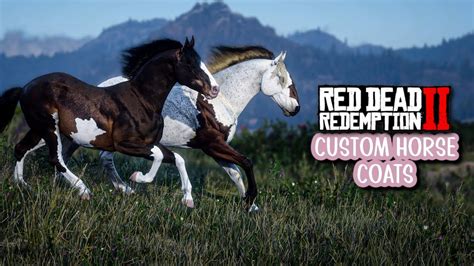 Red Dead Redemption 2- Custom Horse Coats- Add MORE horses in your game!!🐴 - YouTube