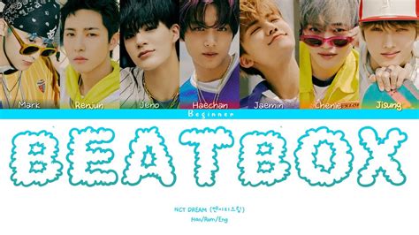 NCT DREAM (엔시티드림) - Beatbox (비트박스) (Han/Rom/Eng Color Coded Lyrics) - YouTube