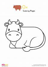 Ox Coloring Pages For Kids – Free Printables  Art & Craft sketch template