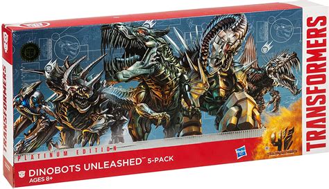 Dinobots Unleashed Set of 5 | Transformers Platinum Edition