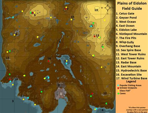 Plains Of Eidolon Fishing Map - Osaka On A Map