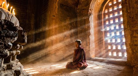 Monk meditating, photography, nature, monks, meditation HD wallpaper | Wallpaper Flare