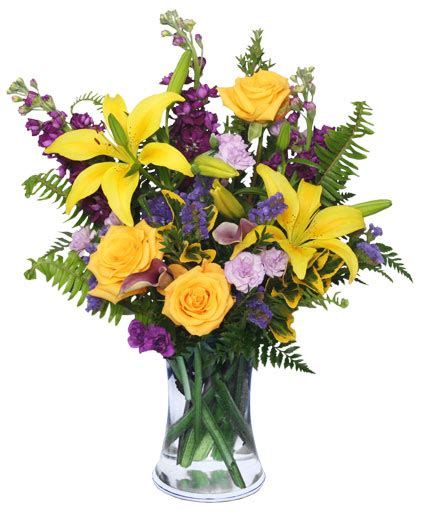 STELLAR YELLOW Flower Arrangement | Vase Arrangements | Flower Shop Network