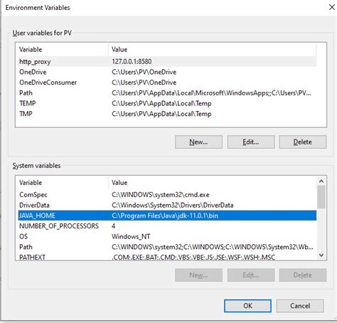 java - The environment variable JAVA_HOME does not point to a valid JVM ...