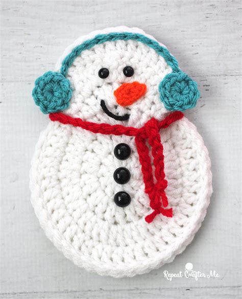 Crochet Snowman - Repeat Crafter Me