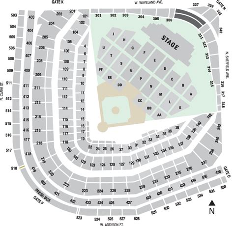 6 Images Chicago Cubs Seating Chart With Seat Numbers And View - Alqu Blog