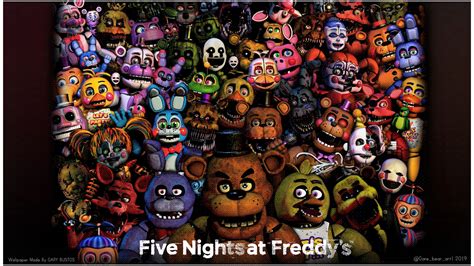 Five Nights At Freddy's Characters by GareBearArt1 on DeviantArt