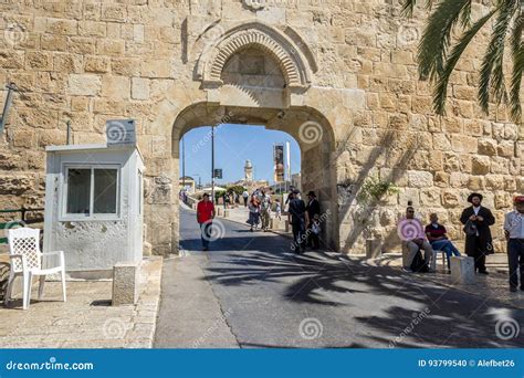 The Dung Gate in Old City of Jerusalem, Israel Editorial Image - Image ...